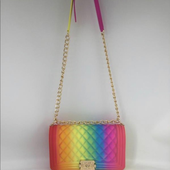 Rainbow Jelly Purse - Picture 2 of 5